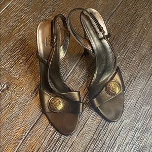 Gucci metallic sandals